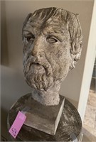 Greek Poet Homer Bust Sculpture