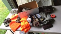 Misc hunting hats and gloves,Thor,bags,orange
