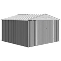 8'x8' Outdoor Storage Shed, Large Garden Shed,