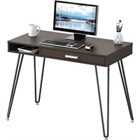 SHW Home Office Computer Hairpin Leg Desk with