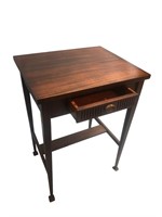 Sheraton one drawer mahogany work table