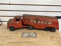 Vintage Buddy L Texaco advertising metal toy