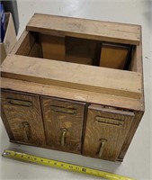 Filing Cabinet Old Wooden