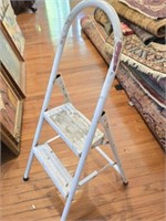 White Foldable Step Ladder