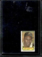Roberto Clemente 1969 Topps Stamp in very very