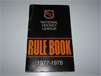1977 78 NHL Hockey Rule Book