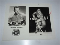 1960's Maurice Richard Team Issued Picture 8x10"