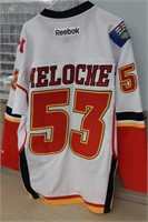 Niclolas Meloche Autographed Calgary Flames Jersey