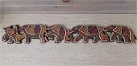 Decorative painted wooden Elephant decor