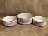 Three Gibson Serving Bowls