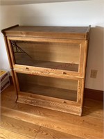 Oak Barrister Style Bookcase