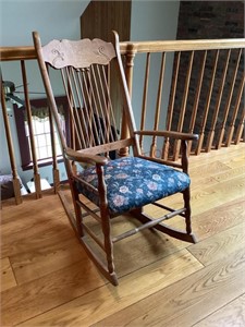 Oak Rocker SpindleBack Chair
