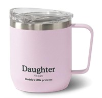 0.1oz Insulated Mug for Daughter, Pink