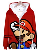 *Super Mario Print Kids Hoodie, 14-16 (160)*