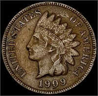 1909-S Indian Head Cent LIGHTLY CIRCULATED