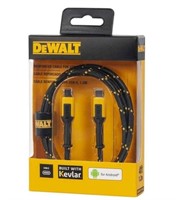 DEWALT 4 ft. Reinforced Braided Cable for USB-C