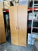 2 door press wood utility cabinet