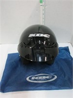 Motorcycle helmet w/visor, size medium