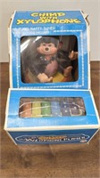 Chimp with Xylophone Battery Operated Vintage
