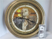 Dog "Labs" Clock - Works