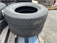 (2) 205/75D15 Utility Trailer Tires