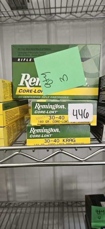 3 Remington core loct
30-40 krag
 ONE MONEY