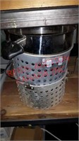 Pot and two pots strainers