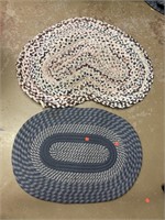 Two Woven Rugs 36 x 26 & 31x21