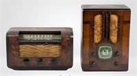 Lot of 2 Vintage Tube Radios from 1930's-40's