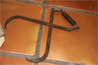 Pair of ice tongs, antique