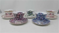 Vintage Royal Albert Teacups w/ Saucers - X5-A