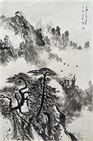 Drawing on paper ,Li Xiongcai
