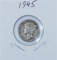 1945 Mercury Dime