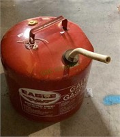 Eagle brand galvanized gasoline can holds 4