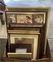 Box of frames - smallest is 5 x 7 and the