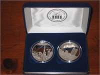 (2) National Collectors Mint One Dollar - Twin *