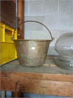 antique copper 2 gal. kettle
