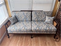 Vintage sofa beautiful cane