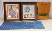 LINCOLN MEMORIAL PENNIES IN FRAME, WARTIME