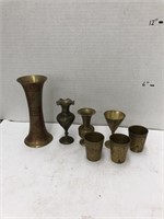 Misc Brass Vases / Cups