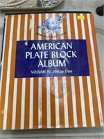 American Plate Block Stamp Album