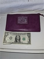 Coach poppy long wallet