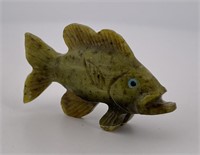 Christine Banteah Zuni Carved Stone Fish Fetish