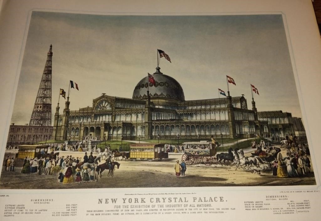 Currier and Ives New York Crystal Palace
