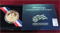 2008 BALD EAGLE COMM COIN W/BOX