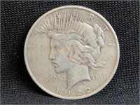 1922D SILVER PEACE DOLLAR