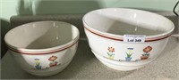 2 Bowls Made in Japan