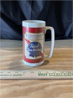 Pabst Blue Ribbon beer mug, Thermo-Serv