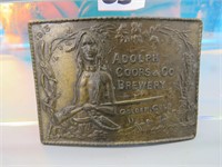 Coors Brewery Belt Buckle