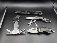 Key Chain Knife Lot (x4)